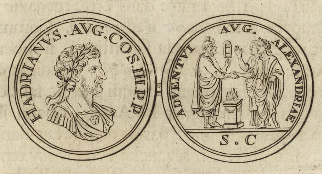 An illustration from Recherches curieuses d'antiquité, contenues en plusieurs dissertations sur des medailles, bas-reliefs, statues, mosaiques, & inscriptions antiques : enrichies d'un grand nombre de figures en taille douce, 1683, leaf 400