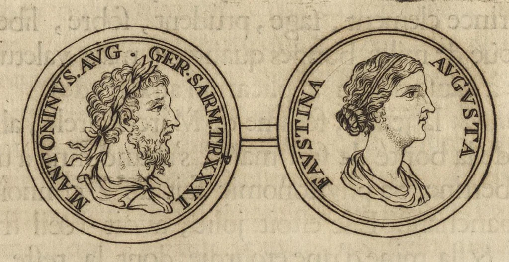 An illustration from Recherches curieuses d'antiquité, contenues en plusieurs dissertations sur des medailles, bas-reliefs, statues, mosaiques, & inscriptions antiques : enrichies d'un grand nombre de figures en taille douce, 1683, leaf 404
