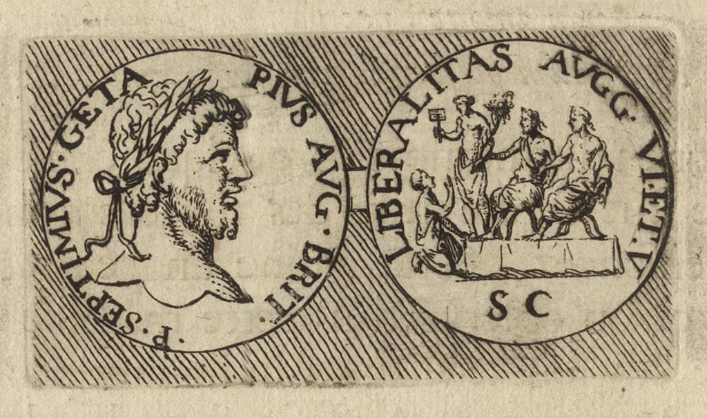 An illustration from Recherches curieuses d'antiquité, contenues en plusieurs dissertations sur des medailles, bas-reliefs, statues, mosaiques, & inscriptions antiques : enrichies d'un grand nombre de figures en taille douce, 1683, leaf 413