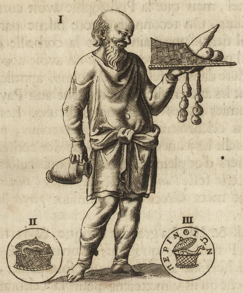 An illustration from Recherches curieuses d'antiquité, contenues en plusieurs dissertations sur des medailles, bas-reliefs, statues, mosaiques, & inscriptions antiques : enrichies d'un grand nombre de figures en taille douce, 1683, leaf 494