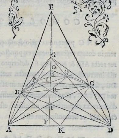 An illustration from Hieronymi Pradi et Ioannis Baptistae Villapandi e Societate Iesv In Ezechielem explanationes et apparatus vrbis ac templi Hierosolymitani : commentariis et imaginibvs illvstratvs : opvs tribvs tomis distinctvm .., 1596, leaf 282