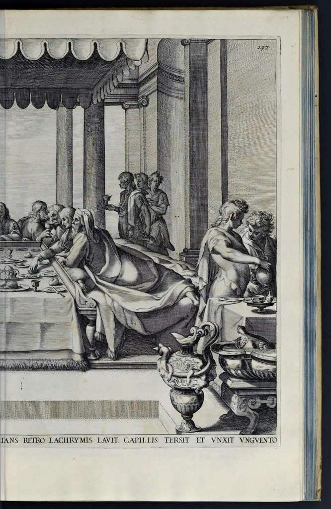 An illustration from Hieronymi Pradi et Ioannis Baptistae Villapandi e Societate Iesv In Ezechielem explanationes et apparatus vrbis ac templi Hierosolymitani : commentariis et imaginibvs illvstratvs : opvs tribvs tomis distinctvm .., 1596, leaf 318