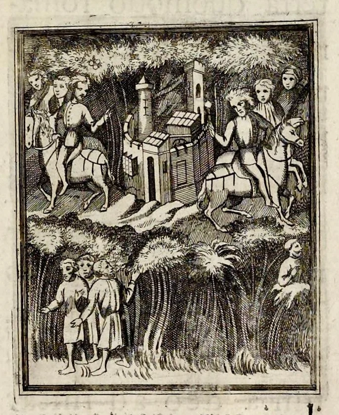 An illustration from Henrici Günteri Thülemarii ... Tractatio de Bulla Aurea, argentea, plumbea et cerea in genere, nec non in specie : de Aurea bulla Caroli IV imperatoris : Accedunt I. Textus Aureae bullae Caroli IV imper. anno 1356 Norimbergae & Metis sancitae ex autographo francofurtano fideliter descriptus. II. Copia MSti Aureae bullae Carolinae, quod in augustissima Bibliotheca vindobenensi invenitur ... III. & IV. Copiae duarum versionum germanicarum Aureae istius bullae, quae in dicta augustissima Bibliotheca caesarea & Curia francofurtana custodiuntur. V. Aurea bulla Andronici imperatoris constantinopolitani cum notis & addit. VI. Aurea bulla brabantina cum commentar. VII. Capitulatio Maximiliani II imperatoris ex originali, quod in serenissimi electoris palatini archivo adservatur, integra edita, 1697, leaf 140
