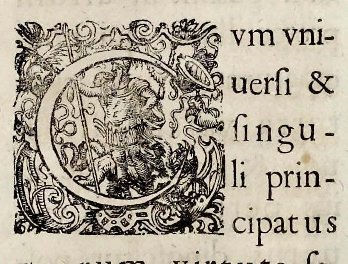 An illustration from Henrici Günteri Thülemarii ... Tractatio de Bulla Aurea, argentea, plumbea et cerea in genere, nec non in specie : de Aurea bulla Caroli IV imperatoris : Accedunt I. Textus Aureae bullae Caroli IV imper. anno 1356 Norimbergae & Metis sancitae ex autographo francofurtano fideliter descriptus. II. Copia MSti Aureae bullae Carolinae, quod in augustissima Bibliotheca vindobenensi invenitur ... III. & IV. Copiae duarum versionum germanicarum Aureae istius bullae, quae in dicta augustissima Bibliotheca caesarea & Curia francofurtana custodiuntur. V. Aurea bulla Andronici imperatoris constantinopolitani cum notis & addit. VI. Aurea bulla brabantina cum commentar. VII. Capitulatio Maximiliani II imperatoris ex originali, quod in serenissimi electoris palatini archivo adservatur, integra edita, 1697, leaf 200