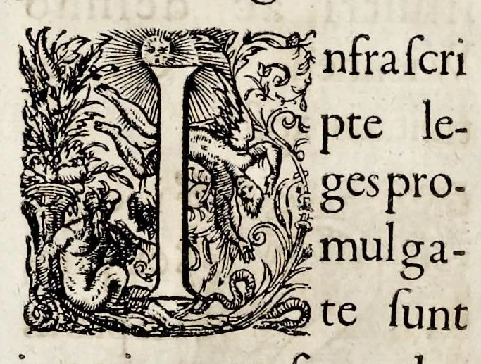 An illustration from Henrici Günteri Thülemarii ... Tractatio de Bulla Aurea, argentea, plumbea et cerea in genere, nec non in specie : de Aurea bulla Caroli IV imperatoris : Accedunt I. Textus Aureae bullae Caroli IV imper. anno 1356 Norimbergae & Metis sancitae ex autographo francofurtano fideliter descriptus. II. Copia MSti Aureae bullae Carolinae, quod in augustissima Bibliotheca vindobenensi invenitur ... III. & IV. Copiae duarum versionum germanicarum Aureae istius bullae, quae in dicta augustissima Bibliotheca caesarea & Curia francofurtana custodiuntur. V. Aurea bulla Andronici imperatoris constantinopolitani cum notis & addit. VI. Aurea bulla brabantina cum commentar. VII. Capitulatio Maximiliani II imperatoris ex originali, quod in serenissimi electoris palatini archivo adservatur, integra edita, 1697, leaf 206