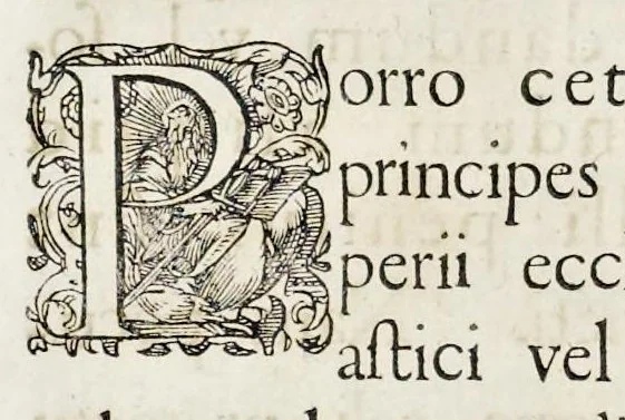 An illustration from Henrici Günteri Thülemarii ... Tractatio de Bulla Aurea, argentea, plumbea et cerea in genere, nec non in specie : de Aurea bulla Caroli IV imperatoris : Accedunt I. Textus Aureae bullae Caroli IV imper. anno 1356 Norimbergae & Metis sancitae ex autographo francofurtano fideliter descriptus. II. Copia MSti Aureae bullae Carolinae, quod in augustissima Bibliotheca vindobenensi invenitur ... III. & IV. Copiae duarum versionum germanicarum Aureae istius bullae, quae in dicta augustissima Bibliotheca caesarea & Curia francofurtana custodiuntur. V. Aurea bulla Andronici imperatoris constantinopolitani cum notis & addit. VI. Aurea bulla brabantina cum commentar. VII. Capitulatio Maximiliani II imperatoris ex originali, quod in serenissimi electoris palatini archivo adservatur, integra edita, 1697, leaf 225