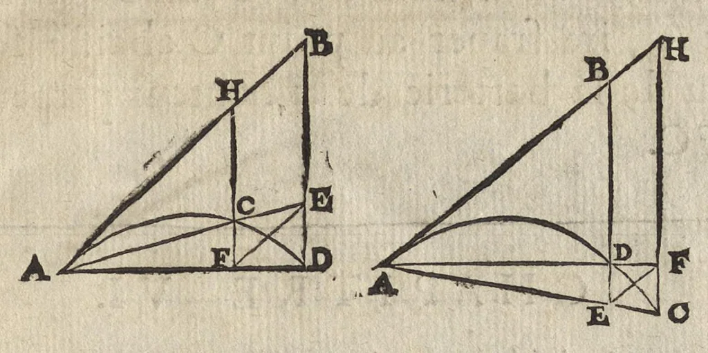 An illustration from L'art de jetter les bombes, 1683, leaf 116