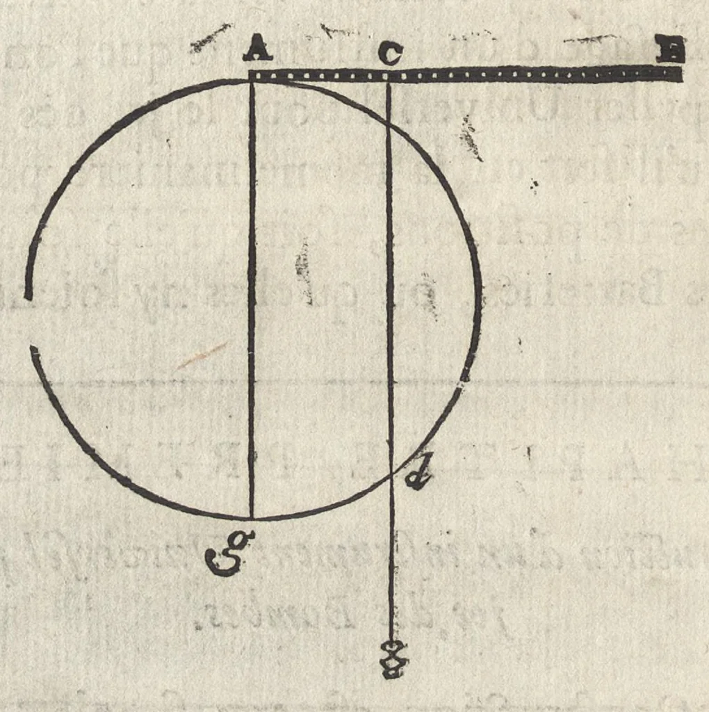 An illustration from L'art de jetter les bombes, 1683, leaf 155
