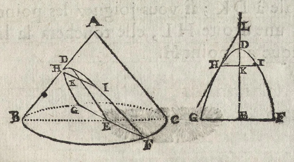 An illustration from L'art de jetter les bombes, 1683, leaf 190