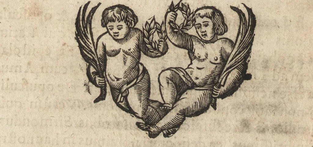 An illustration from Sancti Agobardi Archiepiscopi Lugdunensis opera : item epistolae et opuscula Leidradi et Amulonis, archiepiscoporum Lugdunensium, 1666, leaf 23