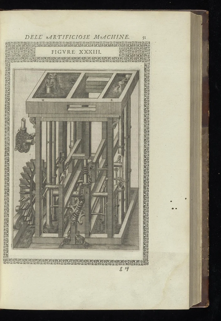 An illustration from Le diverse et artificiose machine, 1588, leaf 138