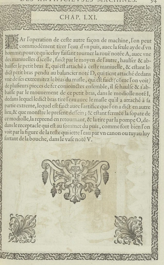 An illustration from Le diverse et artificiose machine, 1588, leaf 224