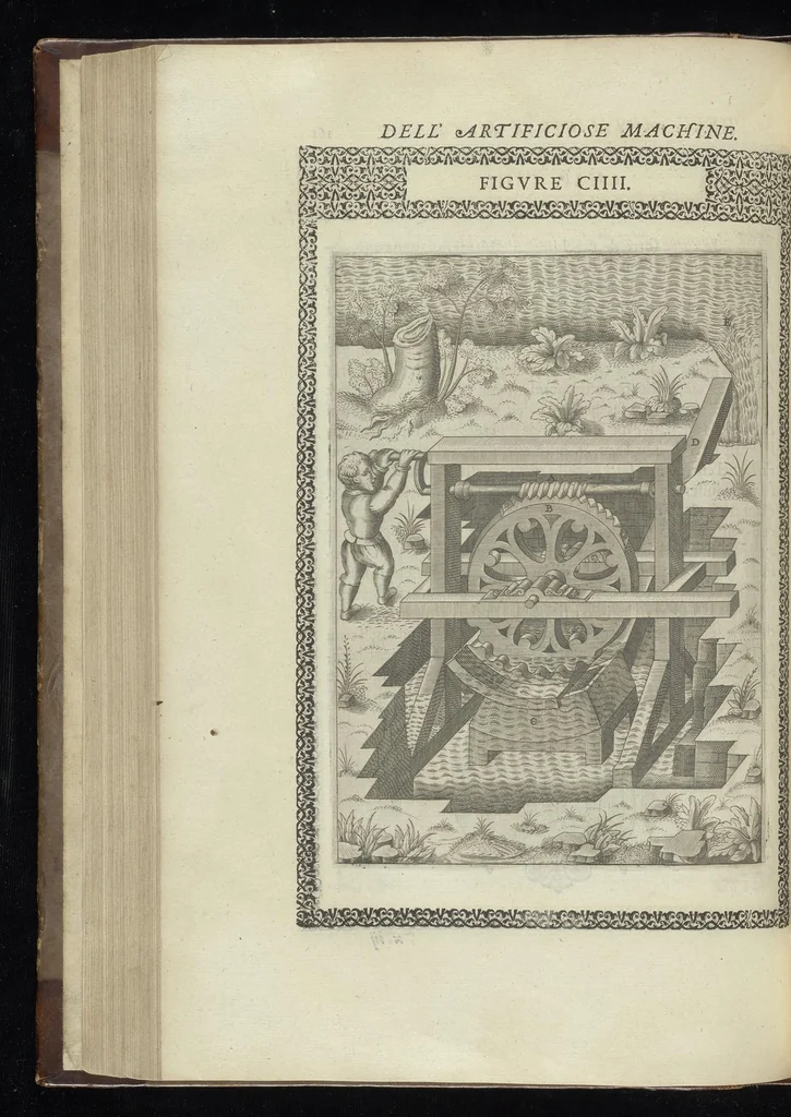 An illustration from Le diverse et artificiose machine, 1588, leaf 359