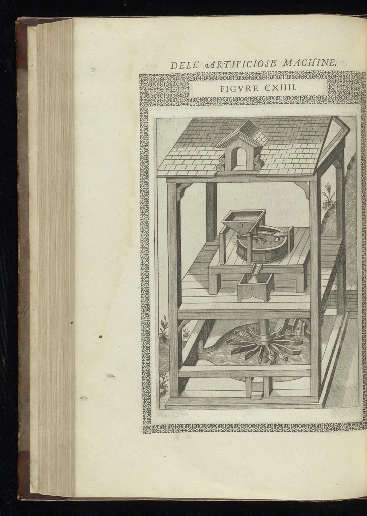 An illustration from Le diverse et artificiose machine, 1588, leaf 389