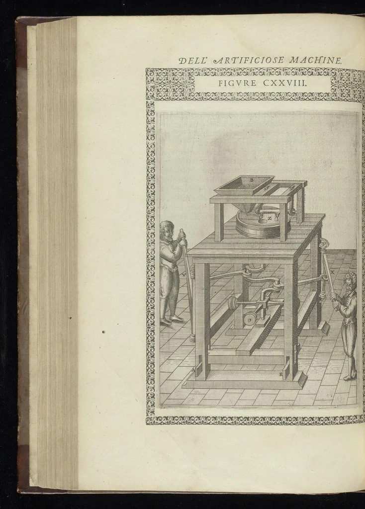 An illustration from Le diverse et artificiose machine, 1588, leaf 433