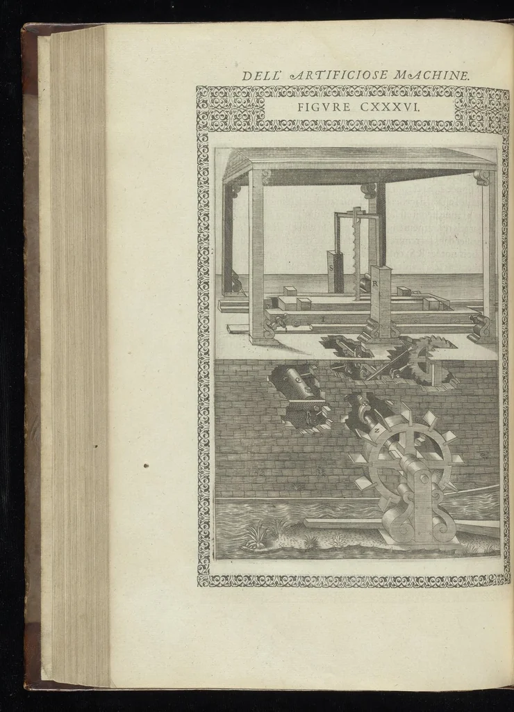 An illustration from Le diverse et artificiose machine, 1588, leaf 459