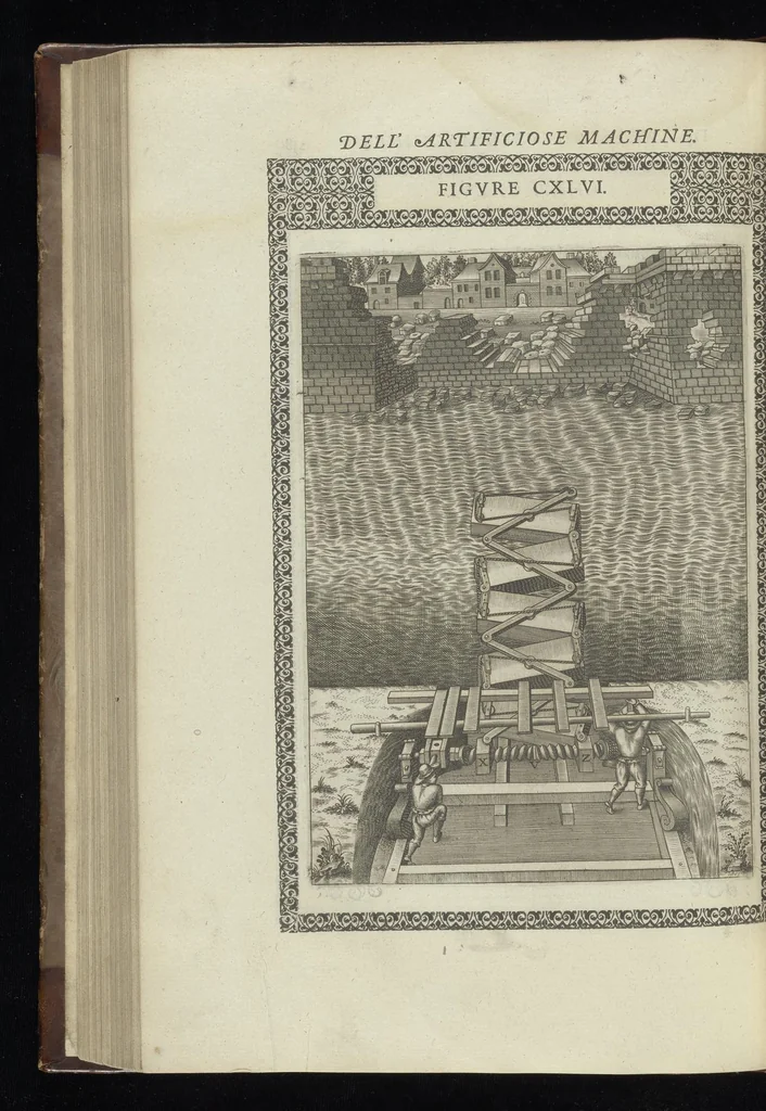 An illustration from Le diverse et artificiose machine, 1588, leaf 513