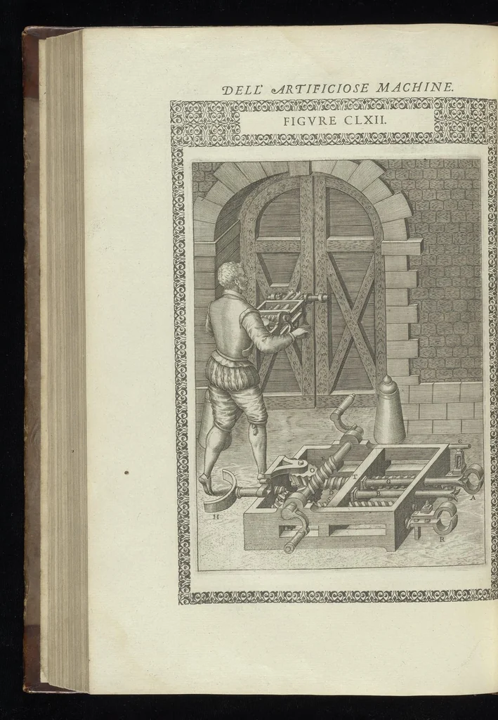 An illustration from Le diverse et artificiose machine, 1588, leaf 569