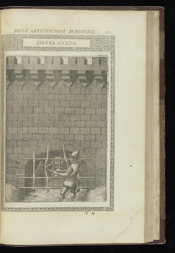 An illustration from Le diverse et artificiose machine, 1588, leaf 584