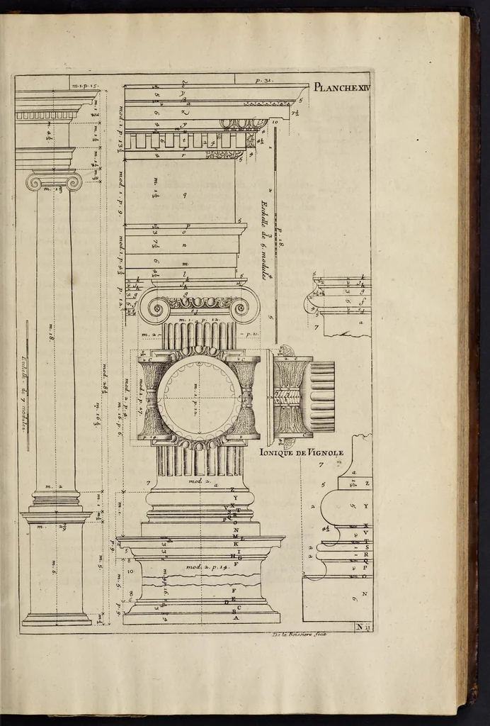 An illustration from Cours d'architecture enseigné dans l'Academie royale d'architecture ..., 1698, leaf 118