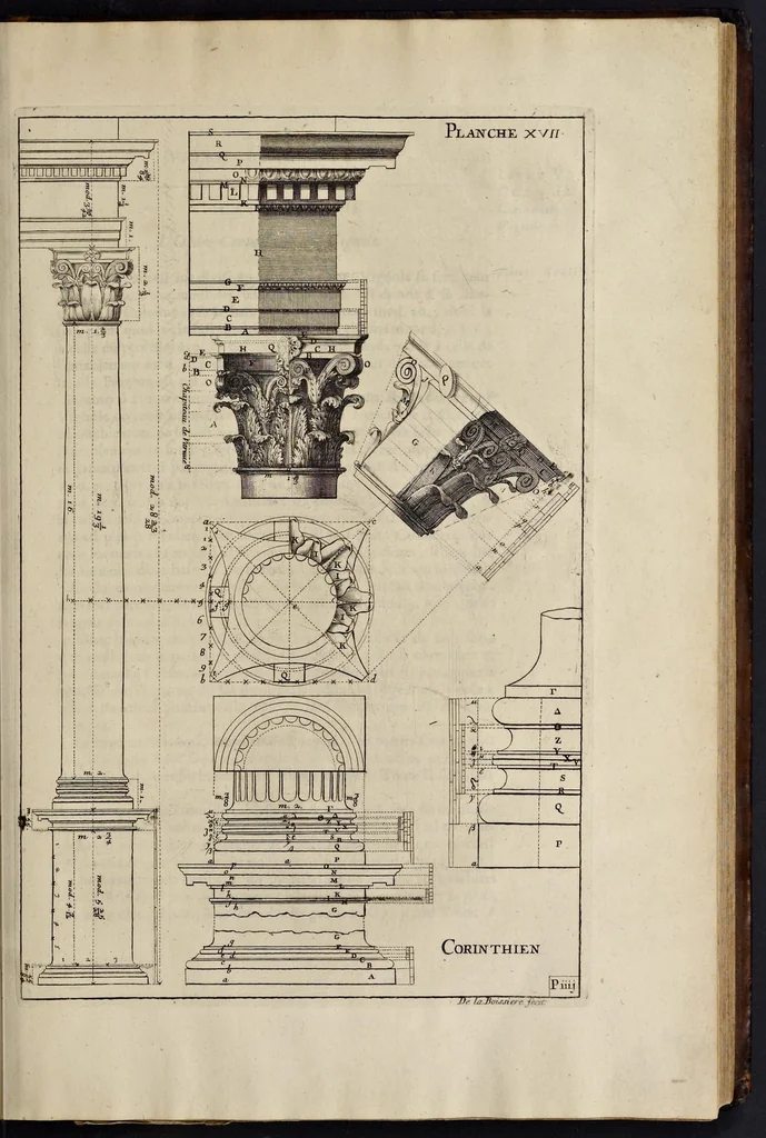 An illustration from Cours d'architecture enseigné dans l'Academie royale d'architecture ..., 1698, leaf 138