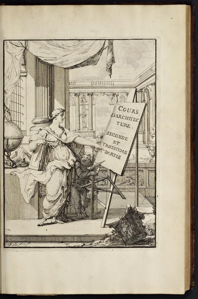An illustration from Cours d'architecture enseigné dans l'Academie royale d'architecture ..., 1698, leaf 190