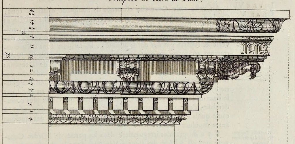 An illustration from Cours d'architecture enseigné dans l'Academie royale d'architecture ..., 1698, leaf 328