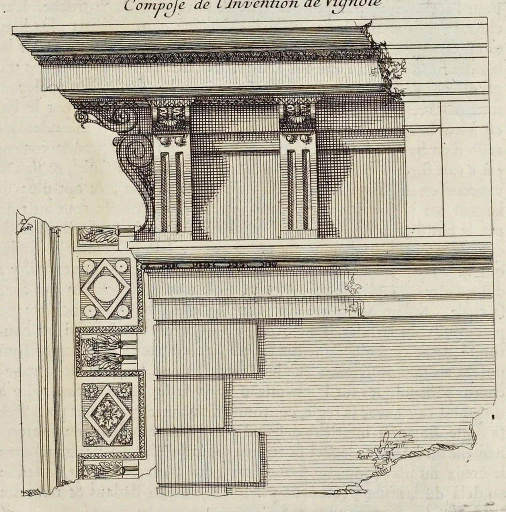 An illustration from Cours d'architecture enseigné dans l'Academie royale d'architecture ..., 1698, leaf 332