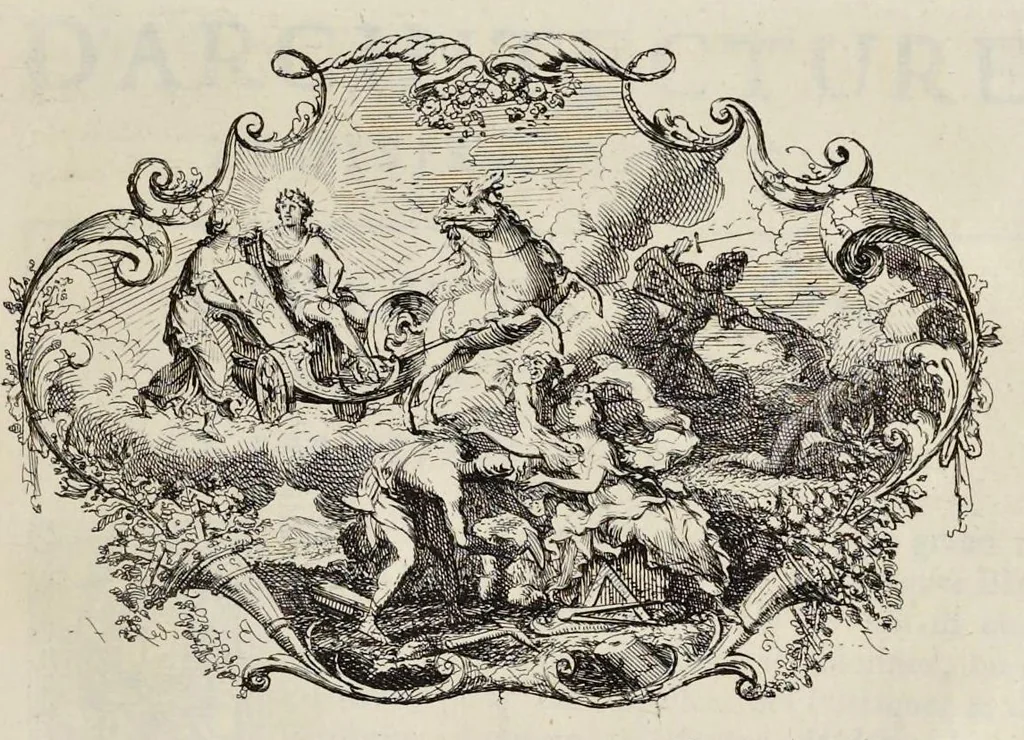 An illustration from Cours d'architecture enseigné dans l'Academie royale d'architecture ..., 1698, leaf 376