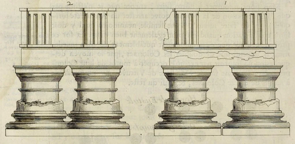 An illustration from Cours d'architecture enseigné dans l'Academie royale d'architecture ..., 1698, leaf 439
