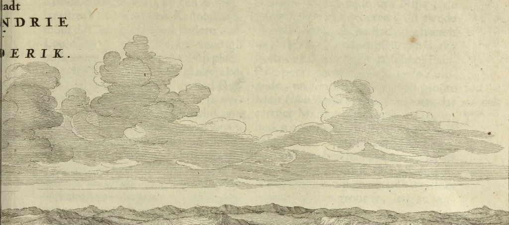 An illustration from Naukeurige beschrijvinge der Afrikaensche gewesten van Egypten, Barbaryen, Libyen, Biledulgerid, Negroslant, Guinea, Ethiopiën, Abyssinie ... : getrokken uit verscheyde hedendaegse lantbeschrijvers en geschriften van bereisde ondersoekers dier landen, 1668, leaf 100