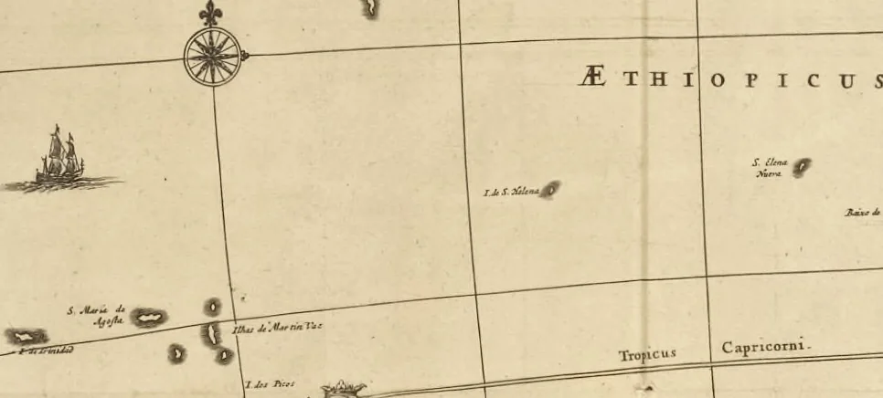 An illustration from Naukeurige beschrijvinge der Afrikaensche gewesten van Egypten, Barbaryen, Libyen, Biledulgerid, Negroslant, Guinea, Ethiopiën, Abyssinie ... : getrokken uit verscheyde hedendaegse lantbeschrijvers en geschriften van bereisde ondersoekers dier landen, 1668, leaf 16
