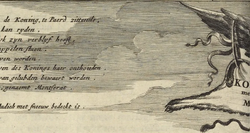 An illustration from Naukeurige beschrijvinge der Afrikaensche gewesten van Egypten, Barbaryen, Libyen, Biledulgerid, Negroslant, Guinea, Ethiopiën, Abyssinie ... : getrokken uit verscheyde hedendaegse lantbeschrijvers en geschriften van bereisde ondersoekers dier landen, 1668, leaf 273