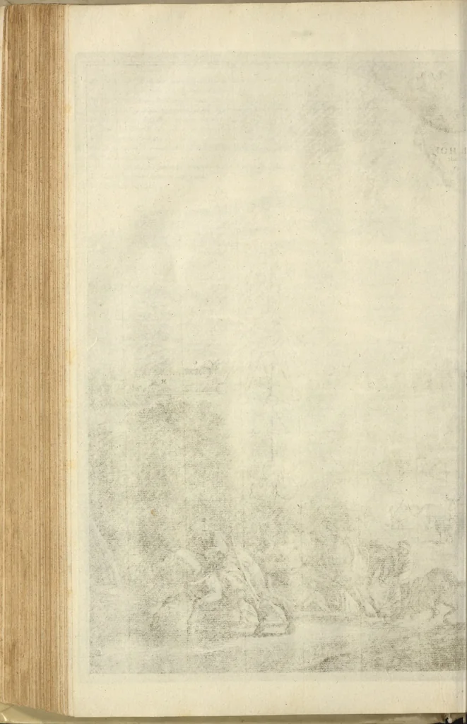 An illustration from Naukeurige beschrijvinge der Afrikaensche gewesten van Egypten, Barbaryen, Libyen, Biledulgerid, Negroslant, Guinea, Ethiopiën, Abyssinie ... : getrokken uit verscheyde hedendaegse lantbeschrijvers en geschriften van bereisde ondersoekers dier landen, 1668, leaf 275