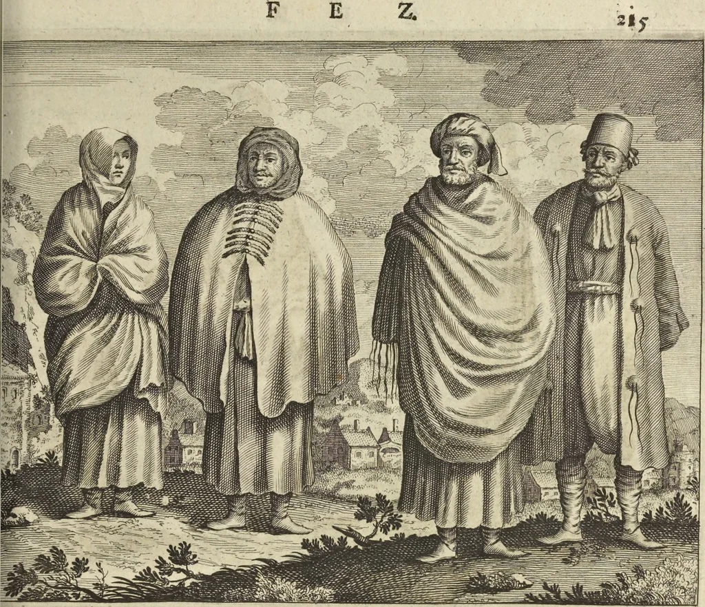 An illustration from Naukeurige beschrijvinge der Afrikaensche gewesten van Egypten, Barbaryen, Libyen, Biledulgerid, Negroslant, Guinea, Ethiopiën, Abyssinie ... : getrokken uit verscheyde hedendaegse lantbeschrijvers en geschriften van bereisde ondersoekers dier landen, 1668, leaf 304
