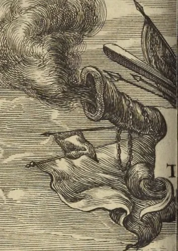 An illustration from Naukeurige beschrijvinge der Afrikaensche gewesten van Egypten, Barbaryen, Libyen, Biledulgerid, Negroslant, Guinea, Ethiopiën, Abyssinie ... : getrokken uit verscheyde hedendaegse lantbeschrijvers en geschriften van bereisde ondersoekers dier landen, 1668, leaf 435
