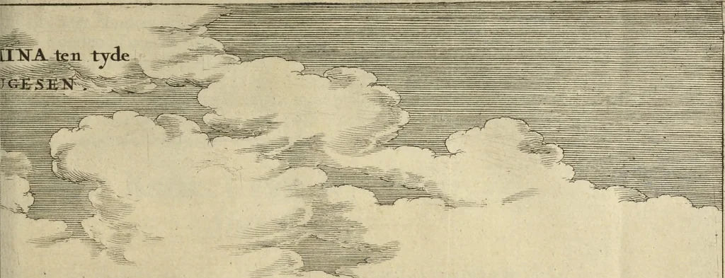 An illustration from Naukeurige beschrijvinge der Afrikaensche gewesten van Egypten, Barbaryen, Libyen, Biledulgerid, Negroslant, Guinea, Ethiopiën, Abyssinie ... : getrokken uit verscheyde hedendaegse lantbeschrijvers en geschriften van bereisde ondersoekers dier landen, 1668, leaf 614