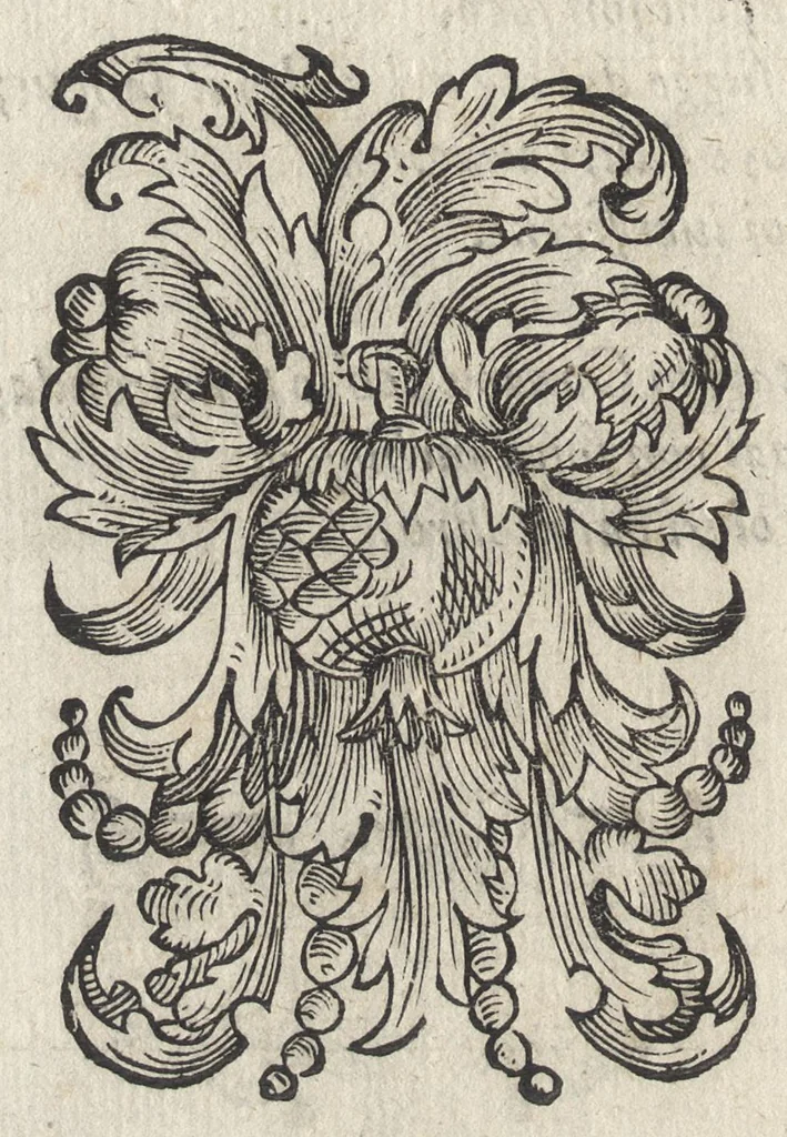 An illustration from Le noue muse, 1614, leaf 95