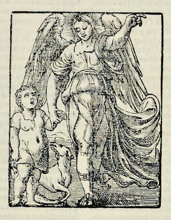 An illustration from Ivnii Ivvenalis Aqvinatis Satyrographi opvs : nunc demvm ab omnibvs mendis purgatum, & pluribus collatis exemplaribus suo candori restitutum, 1548, leaf 301