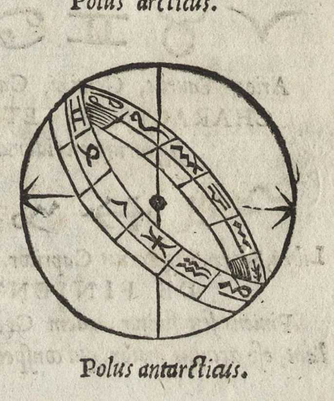 An illustration from Cosmographiae introdvctio : cum quibusdam geometriae ac astronomiae principijs ad eam rem necessarijs, 1533, leaf 18