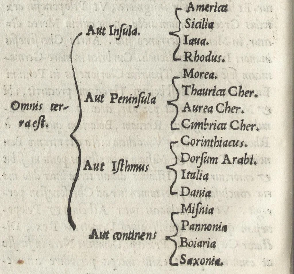 An illustration from Cosmographiae introdvctio : cum quibusdam geometriae ac astronomiae principijs ad eam rem necessarijs, 1533, leaf 59
