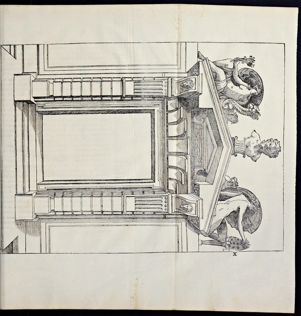 An illustration from Le premier tome de l'architectvre, 1567, leaf 496