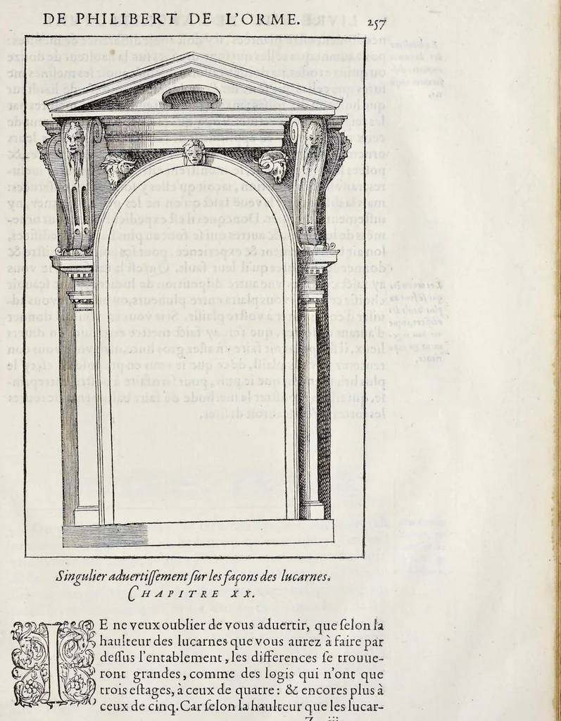 An illustration from Le premier tome de l'architectvre, 1567, leaf 522