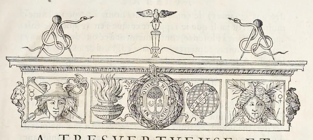 An illustration from Le premier tome de l'architectvre, 1567, leaf 6