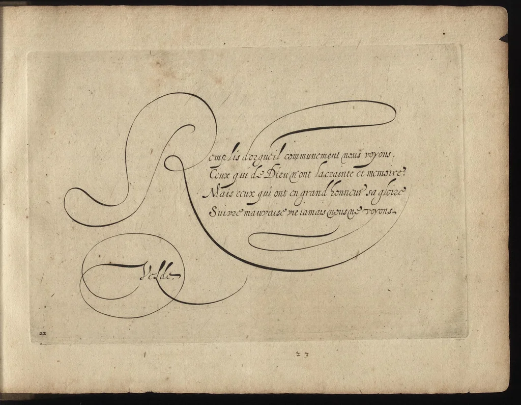 An illustration from Deliciae variarum insigniumq[ue] scripturarum, 1605, leaf 52