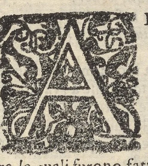 An illustration from Sito et antichita della citta di Pozzuolo : e del suo amenissimo distretto, con la descrittione di tutti i luoghi notabili e degni di memoria, e di Cuma, e di Baia, e di Miseno, e degli altri luoghi conuicini : con le figure de gli edificij, e con gli epitafi che vi sono, 1606, leaf 180