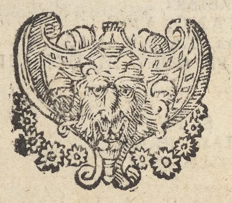 An illustration from Sito et antichita della citta di Pozzuolo : e del suo amenissimo distretto, con la descrittione di tutti i luoghi notabili e degni di memoria, e di Cuma, e di Baia, e di Miseno, e degli altri luoghi conuicini : con le figure de gli edificij, e con gli epitafi che vi sono, 1606, leaf 209