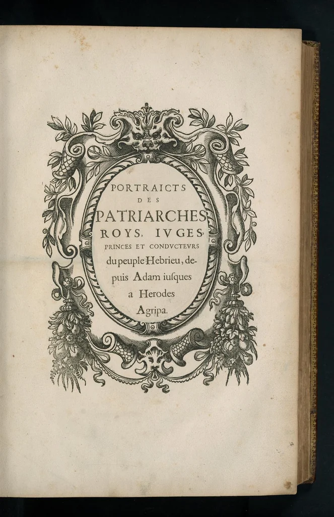 An illustration from Chronologie et sommaire des sovverains, pontifes, anciens peres, empereurs, roys, princes, & hommes illustres, des le commencement du monde iusques à l'an de grace mil six cents vingt-deux, 1627, leaf 10