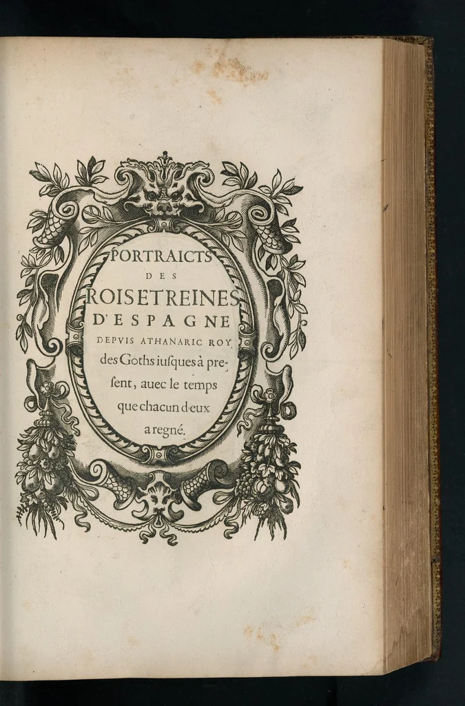 An illustration from Chronologie et sommaire des sovverains, pontifes, anciens peres, empereurs, roys, princes, & hommes illustres, des le commencement du monde iusques à l'an de grace mil six cents vingt-deux, 1627, leaf 234