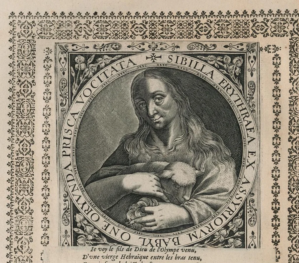 An illustration from Chronologie et sommaire des sovverains, pontifes, anciens peres, empereurs, roys, princes, & hommes illustres, des le commencement du monde iusques à l'an de grace mil six cents vingt-deux, 1627, leaf 35